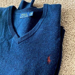 Men’s Polo Wool Sweater - Med
